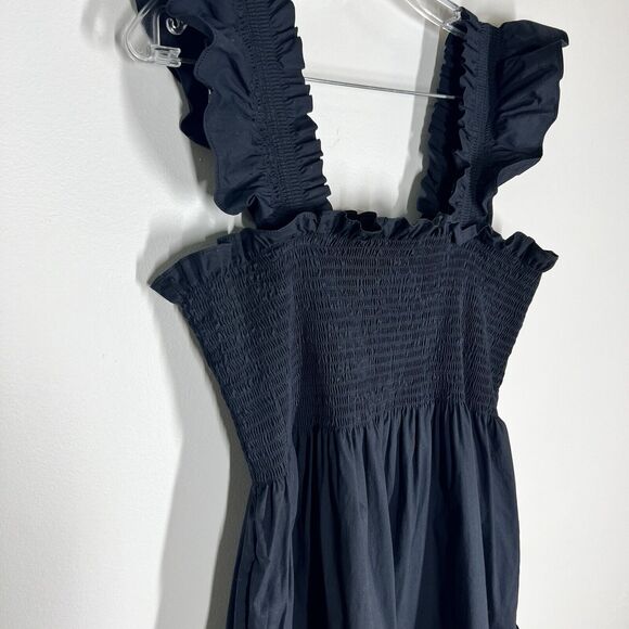 COPY - Hill House Sz L The Ellie Nap Cotton Poplin Tiered Smocked Midi Dress Bl… - Picture 12 of 12